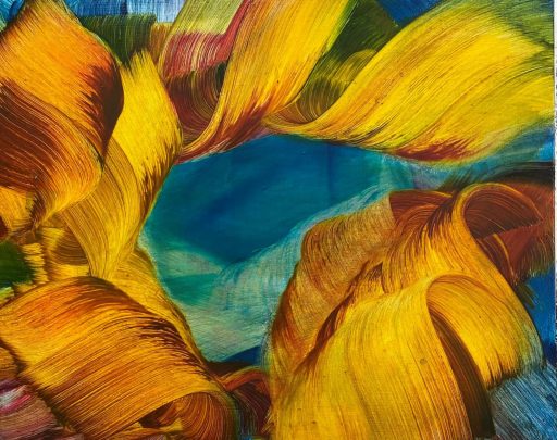 Isa Dahl, bloom, 2022, Öl auf Leinwand, 80 x 100 cm, verkauft!