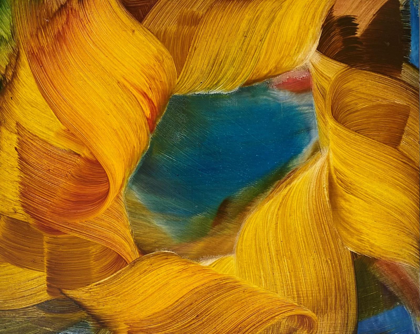 Isa Dahl, bloom, 2022, Öl auf Leinwand, 80 x 100 cm, Preis auf Anfrage, dai004kü