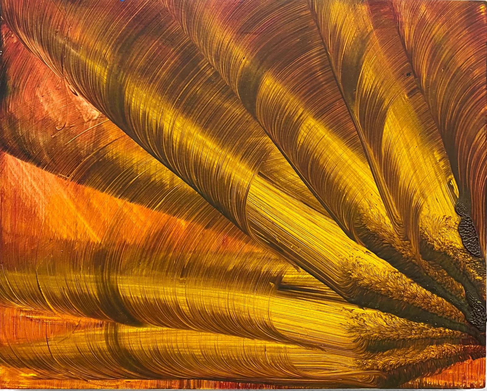 Isa Dahl, borst, hugs and flowers (34), 2022, Öl auf Holz, 24 x 30 cm, VERKAUFT!, Galerie Cyprian Brenner