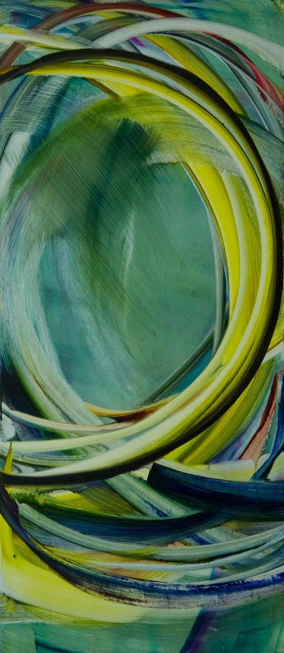 Isa Dahl, Augenblicke lang, 2014, Öl auf Leinwand, 180 cm x 80 cm, Preis auf Anfrage, dai022kü