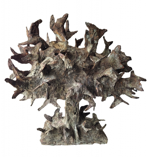 Emil Cimiotti, Erlkönig, 2013 - 2014, Bronze gussrau, 160 cm x 160 cm x 80 cm, Preis auf Anfrage, Galerie Cyprian Brenner