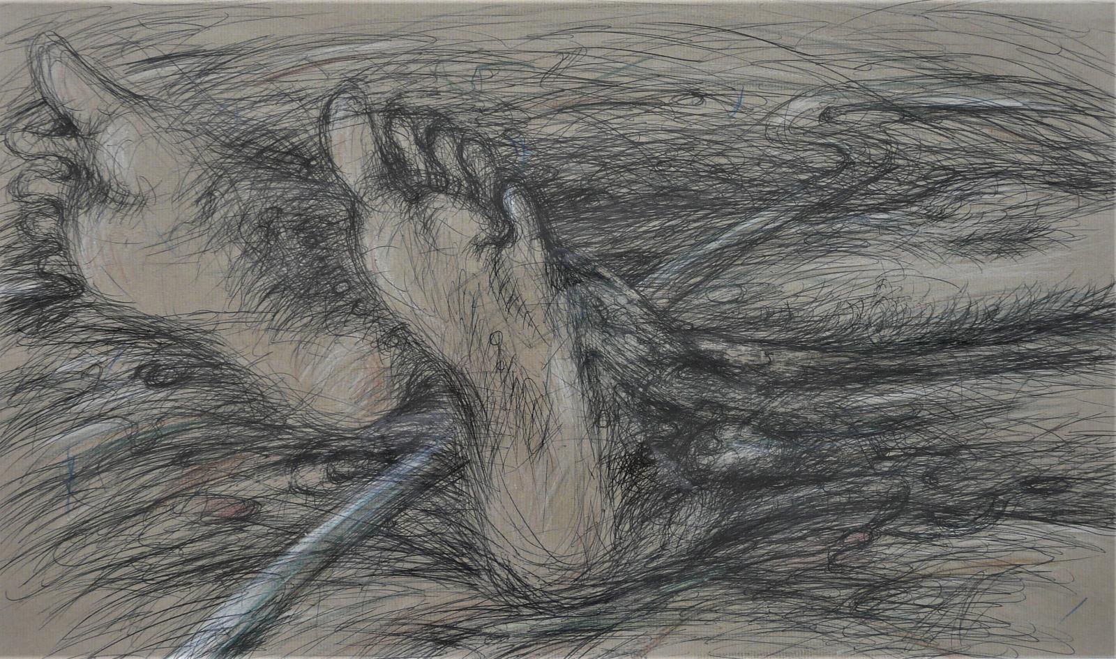 Emil Cimiotti, Grablegung, Zeichnung, Preis auf Anfrage, SüdWestGalerie