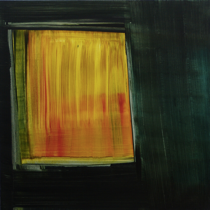 Isa Dahl, Fassade, 2011, Öl auf Leinwand, 100 cm x 100 cm, - verrkauft !