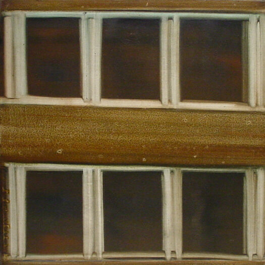 Isa Dahl, Fassade Villa Romana, 1995, Öl auf Leinwand, 100 cm x 200 cm, Preis auf Anfrage, SüdWestGalerie