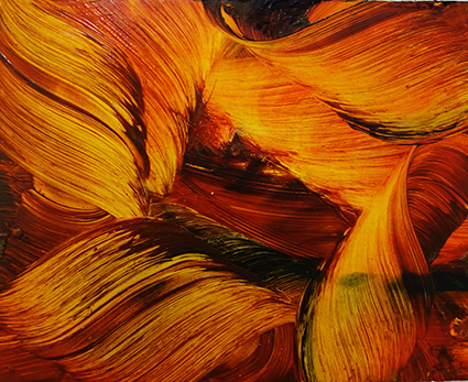 Isa Dahl , flowers , 2019 , Öl auf Holz , 24 cm x 30 cm x 4 cm, DSC00428, Preis 450 €, Galerie Cyprian Brenner