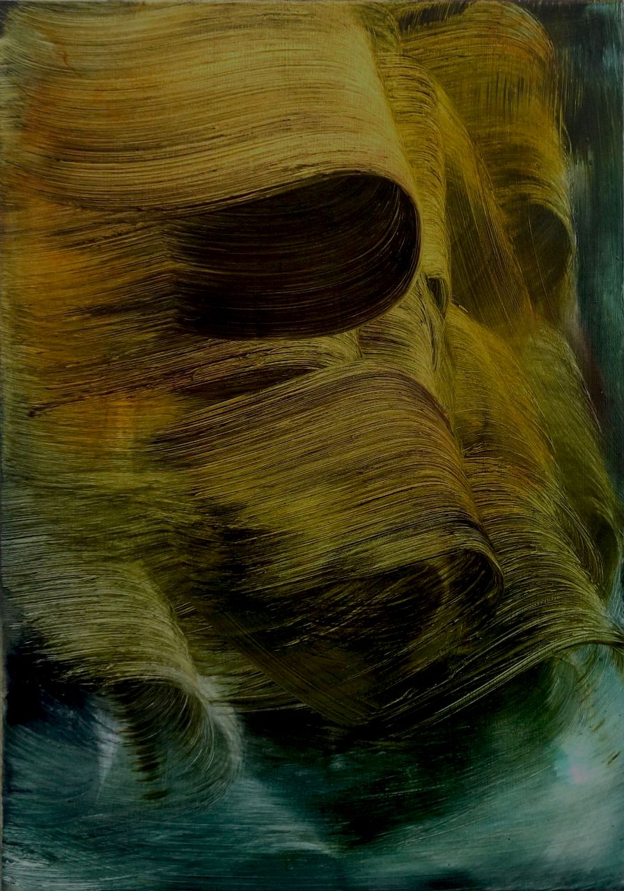 Isa Dahl, wanderung, 2018, Öl auf Leinwand, 100 cm x 70 cm, Preis auf Anfrage, dai141kü
