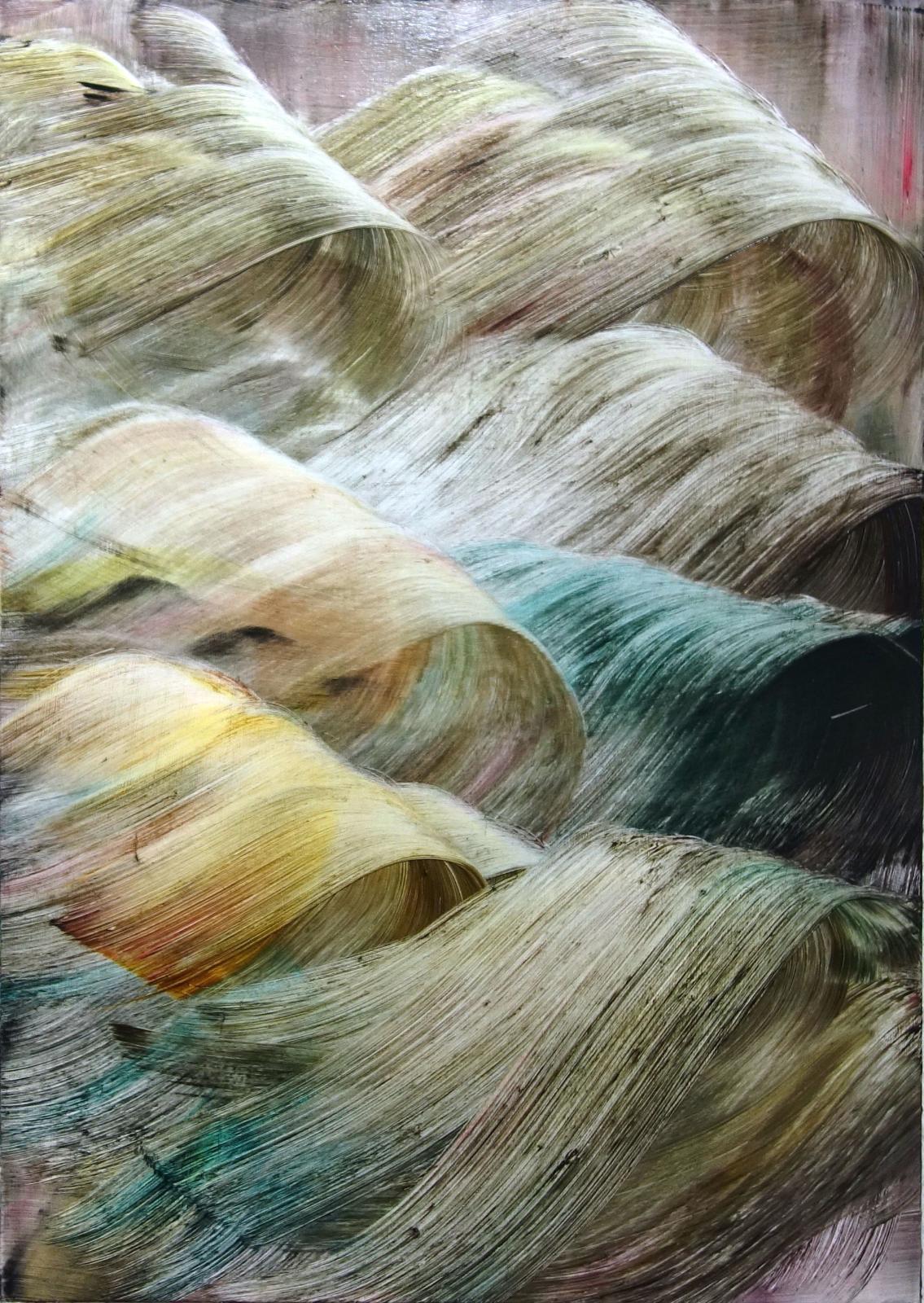 Isa Dahl, Wanderung (004), 2020, Öl auf Leinwand, 170 x 120 cm, dai046kü