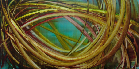 Isa Dahl, Augenblicke lang, 2013, Öl auf Leinwand, 90 cm x 180 cm, Preis auf Anfrage, dai023ko