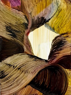 Isa Dahl, nightandday (Nr. 10), 2022, Öl auf Holz, 40 x 30 cm, Preis auf Anfrage