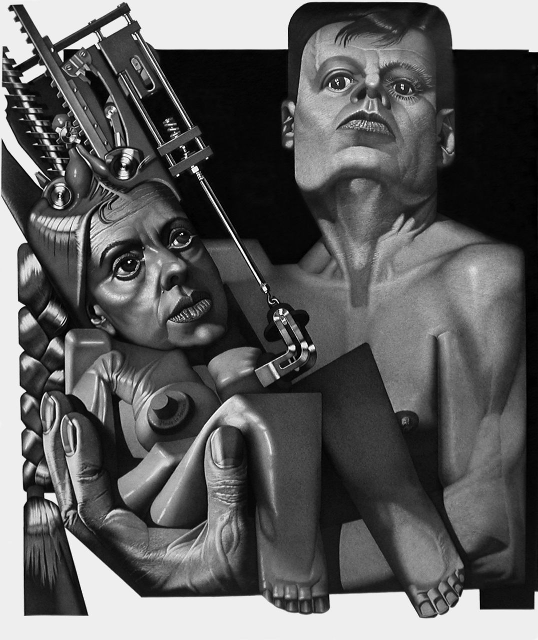 Peter König, Abschied und Trauer, 2006, Bleistift auf Papier, 200 cm x 160 cm, Preis auf Anfrage, SüdWestGalerie