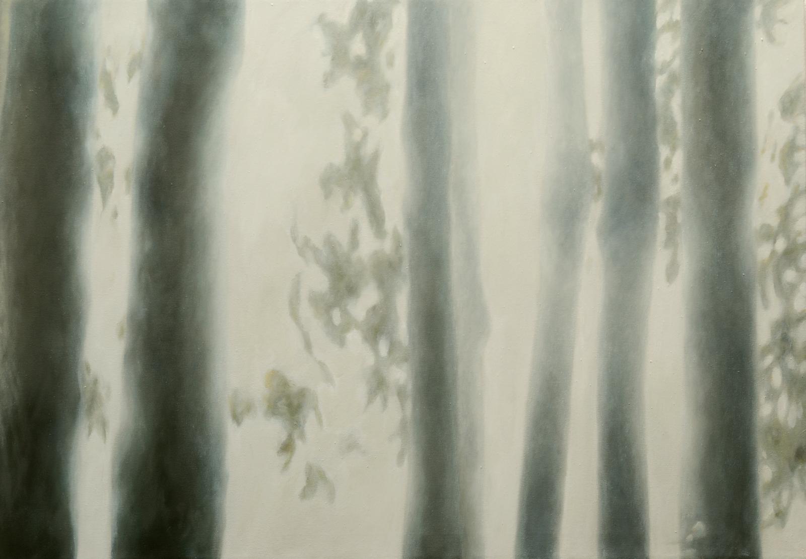 Franz Baumgartner, Gegenlicht, 1.2022, Öl auf Leinwand, 70 cm x 100 cm, Preis auf Anfrage