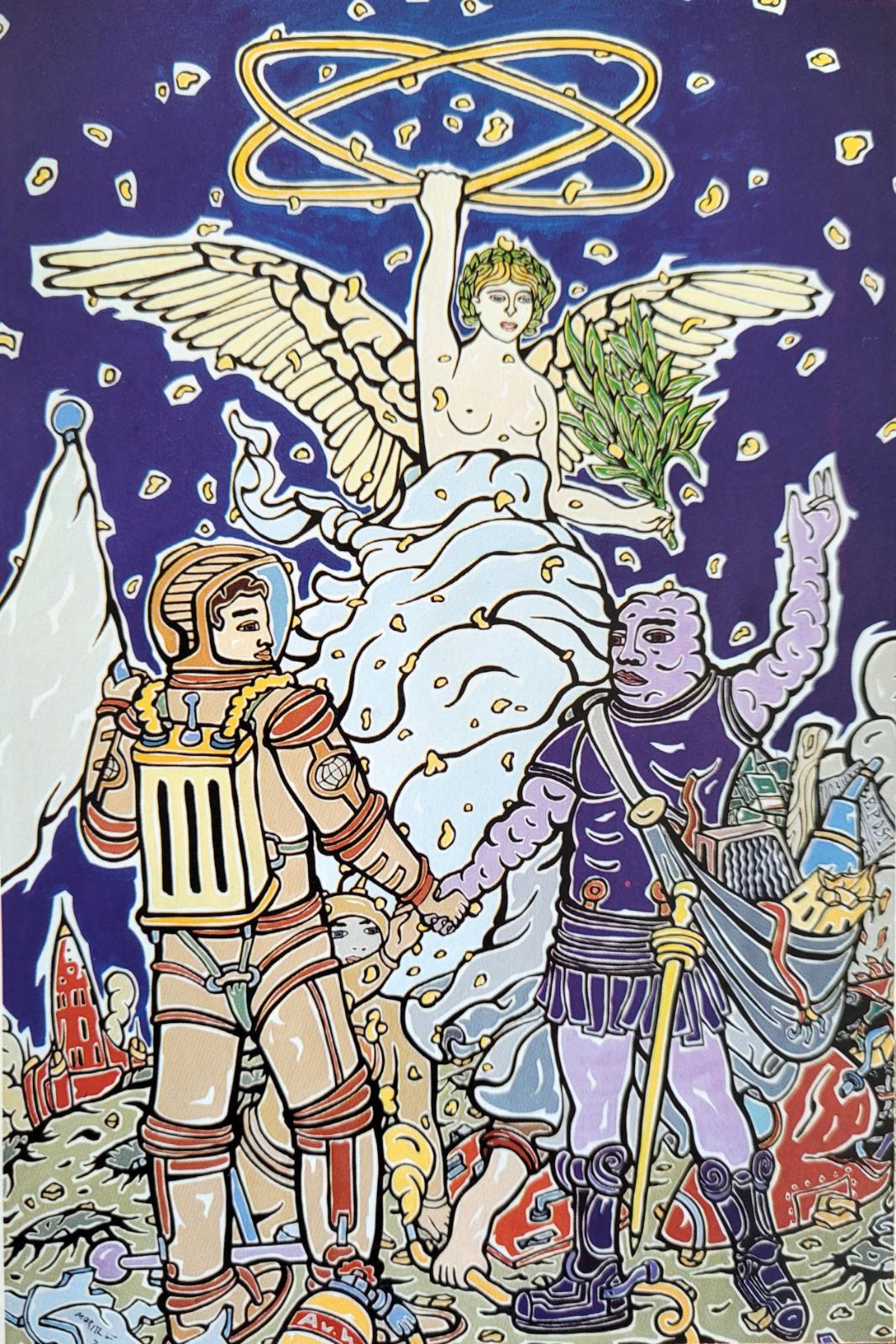 Moritz Götze, Victoria III, 2006, 300 cm x 200 cm, Öl auf Leinwand, Preis auf Anfrage, SüdWestGalerie