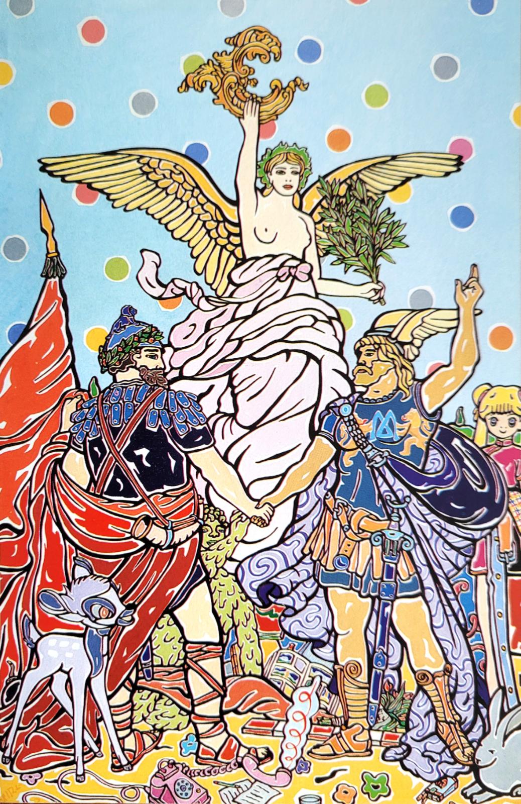 Moritz Götze, Victoria IV, 2007, Öl auf Leinwand, 300 cm x 200 cm, Preis auf Anfrage, Galerie Cyprian Brenner