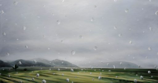 Franz Baumgartner, Pappelschleuder, 6.2012, Öl auf Leiwand, 159 cm x 300 cm, Preis auf Anfrage, baf050kü