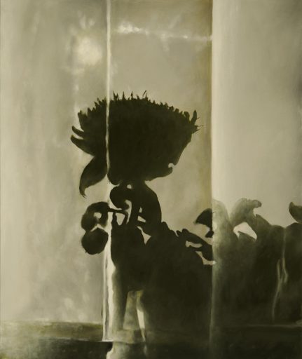 Franz Baumgartner, Schatten, 8.2023, Öl auf Leinwand, 120 cm x 100 cm, Preis auf Anfrage, Galerie Cyprian Brenner