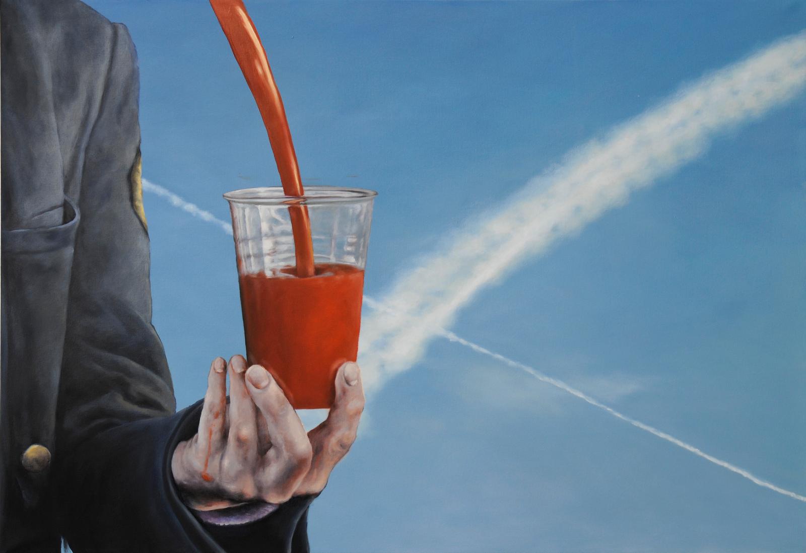 Franz Baumgartner, blood harry, Übermalung, 2010-5.2011, 121 cm x 175 cm, Preis auf Anfrage, Galerie Cyprian Brenner