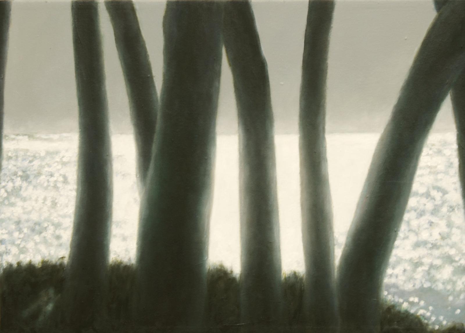 Franz Baumgartner, Zwielicht, 2.2024, Öl auf Leinwand, 38 cm x 53 cm, Preis auf Anfrage, Galerie Cyprian Brenner