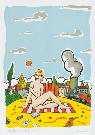 Moritz Götze, Sommer, 2009, Serigrafie, 70 cm x 50 cm, 41/50, Preis auf Anfrage, Galerie Cyprian Brenner