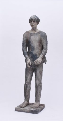 Silvia Siemes, Bote, 2021 , Terrakotta, Höhe: 155 cm, Preis auf Anfrage, Galerie Cyprian Brenner