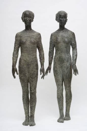 Silvia Siemes, Transit, 2012, Bronze, Höhe: 127 cm, sis030kü/ve