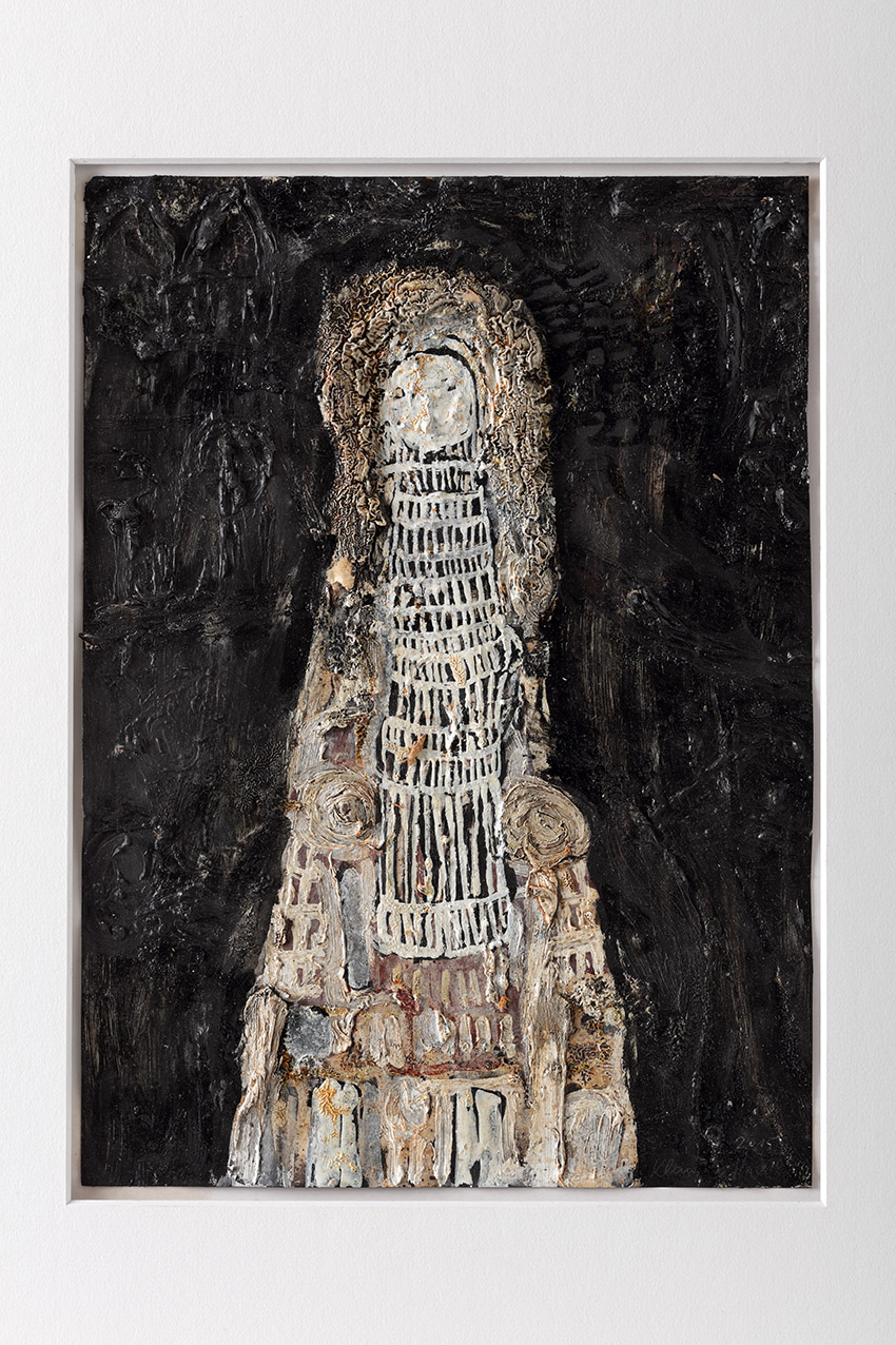 Klaus Hack, Figur, 2015, Öl auf Karton, 29,8 cm x 21,4 cm, Preis auf Anfrage