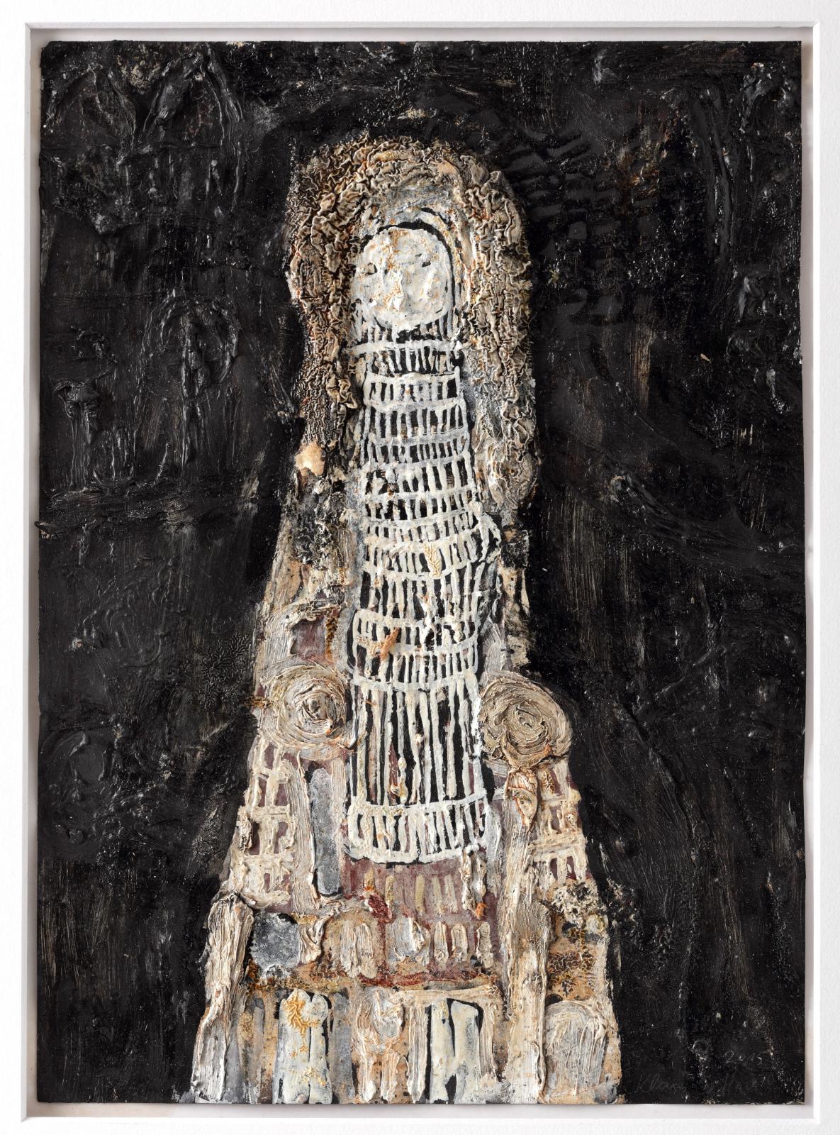 Klaus Hack, Figur, 2015, Öl auf Karton, 29,8 x 21,4 cm, Preis auf Anfrage, Galerie Cyprian Brenner