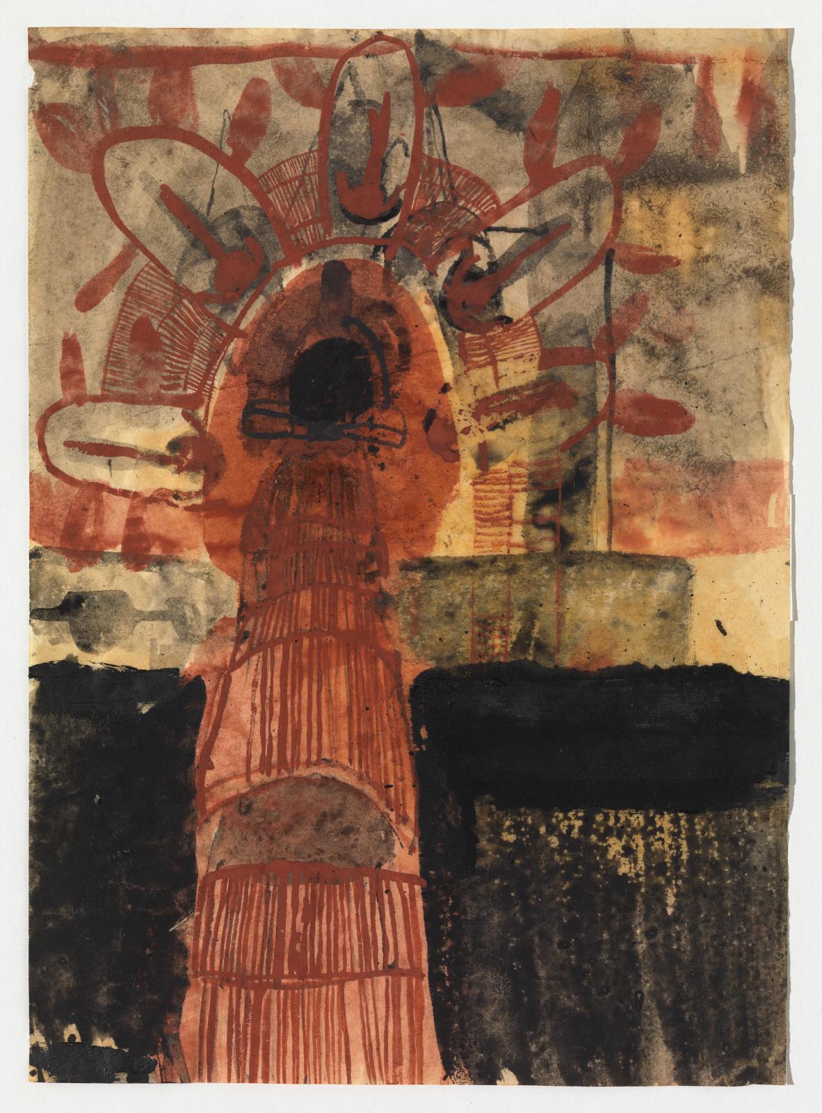 Klaus Hack, o.T. 2005, Mischtechnik auf Karton, 29,3 cm x 21 cm, Preis auf Anfrage, Galerie Cyprian Brenner