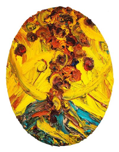 Harry Meyer, Nox Aurea, 2011, Öl auf Leinwand, 56 cm x 44 cm, Preis auf Anfrage, Galerie Cyprian Brenner
