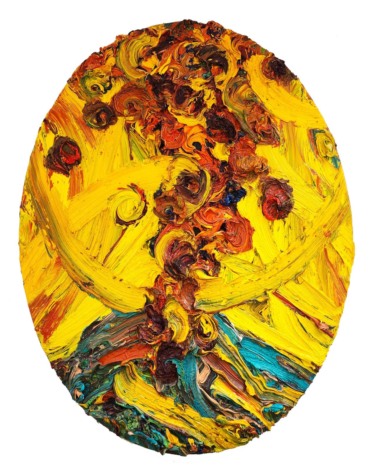 Harry Meyer, Nox Aurea, 2011, Öl auf Leinwand, 56 cm x 44 cm, Preis auf Anfrage, Galerie Cyprian Brenner