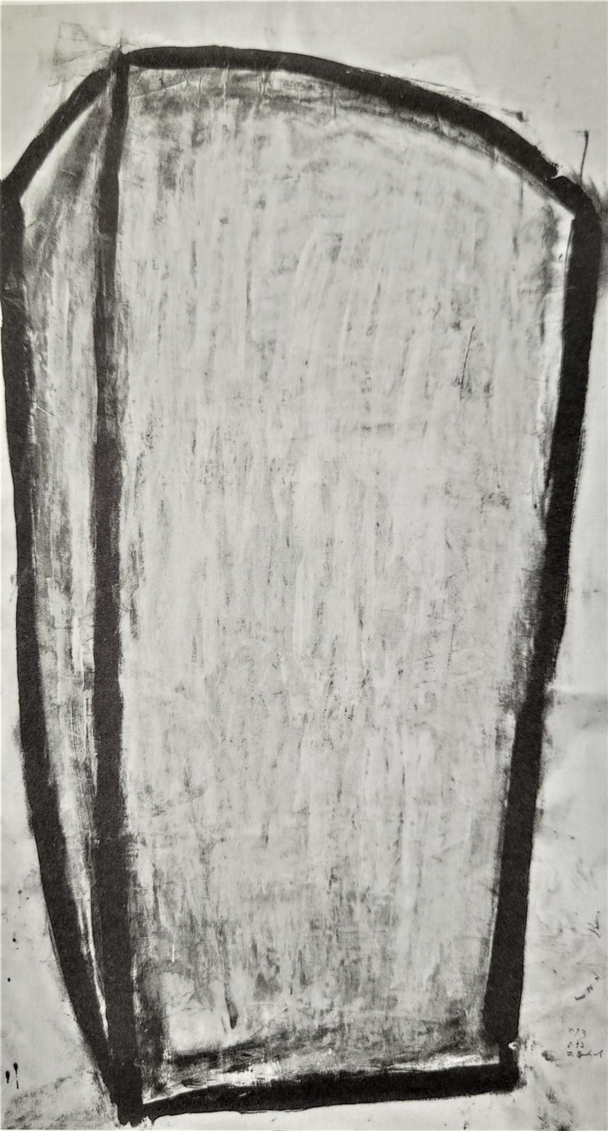 Franz Bernhard, Zeichnung WV F-54-93, 200 cm x 110 cm, SüdWestGalerie, Preis auf Anfrage, SüdWestGalerie