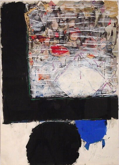 Georg Karl Pfahler, Collage, 1959, 64 cm x 45 cm, pfg014de, Preis auf Anfrage, SüdWestGalerie