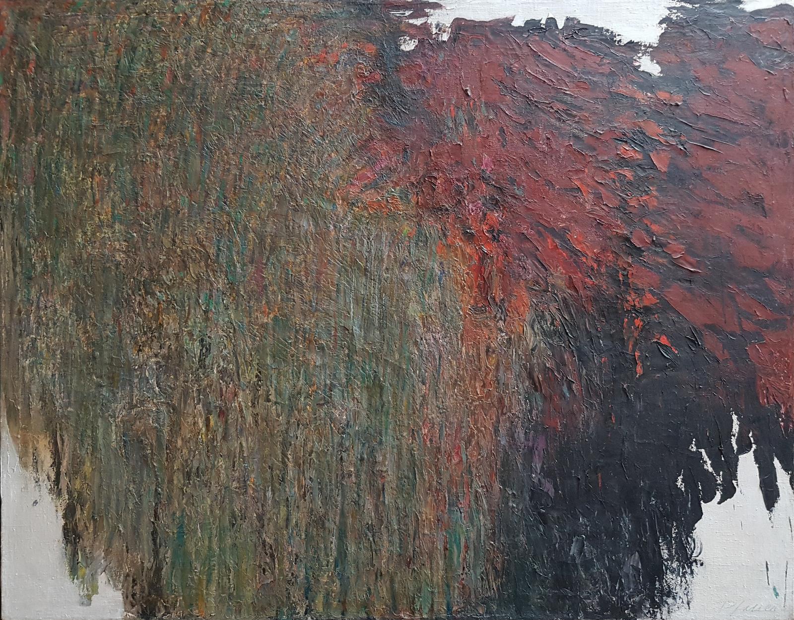 Georg Karl Pfahler, Struk Nr. 15 C, 1958, 100 cm x 125 cm, Preis auf Anfrage, SüdWestGalerie