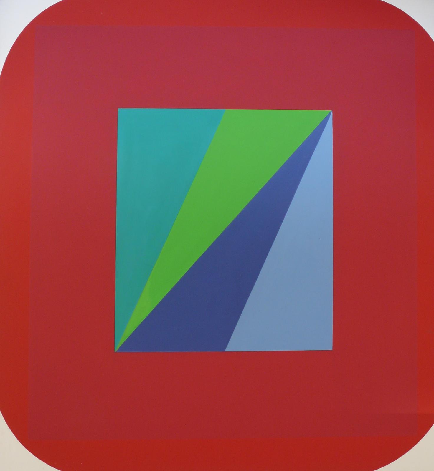 Georg Karl Pfahler, Warschau Zyklus 1A(9), 1964-1971, 200 cm x 200 cm, Preis auf Anfrage, SüdWestGalerie