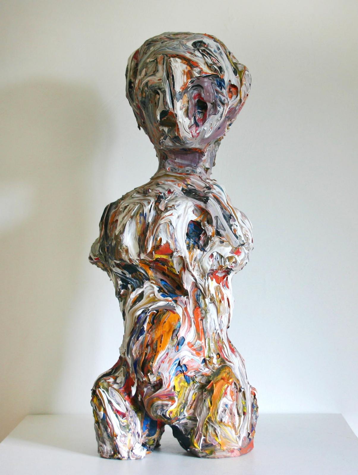 Harry Meyer, Figurabilitas, 2006-2007, Öl auf Holz, 64 cm x 24 cm x 24 cm, Preis auf Anfrage, Galerie Cyprian Brenner