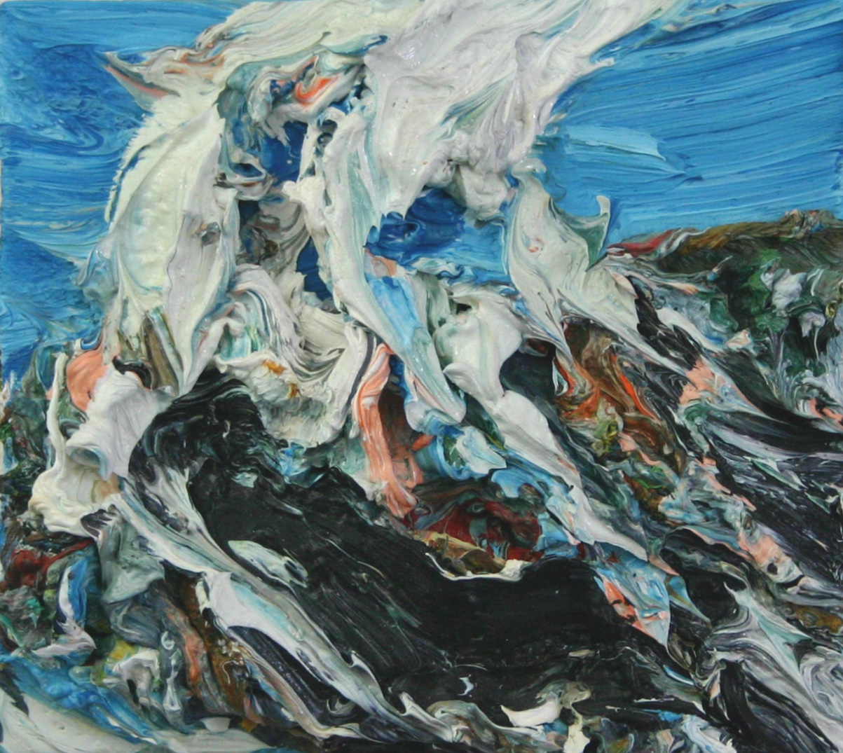 Harry Meyer, RAUCH, 2011, Öl auf Leinwand, 18 cm x 20 cm, Preis auf Anfrage, mey014kü