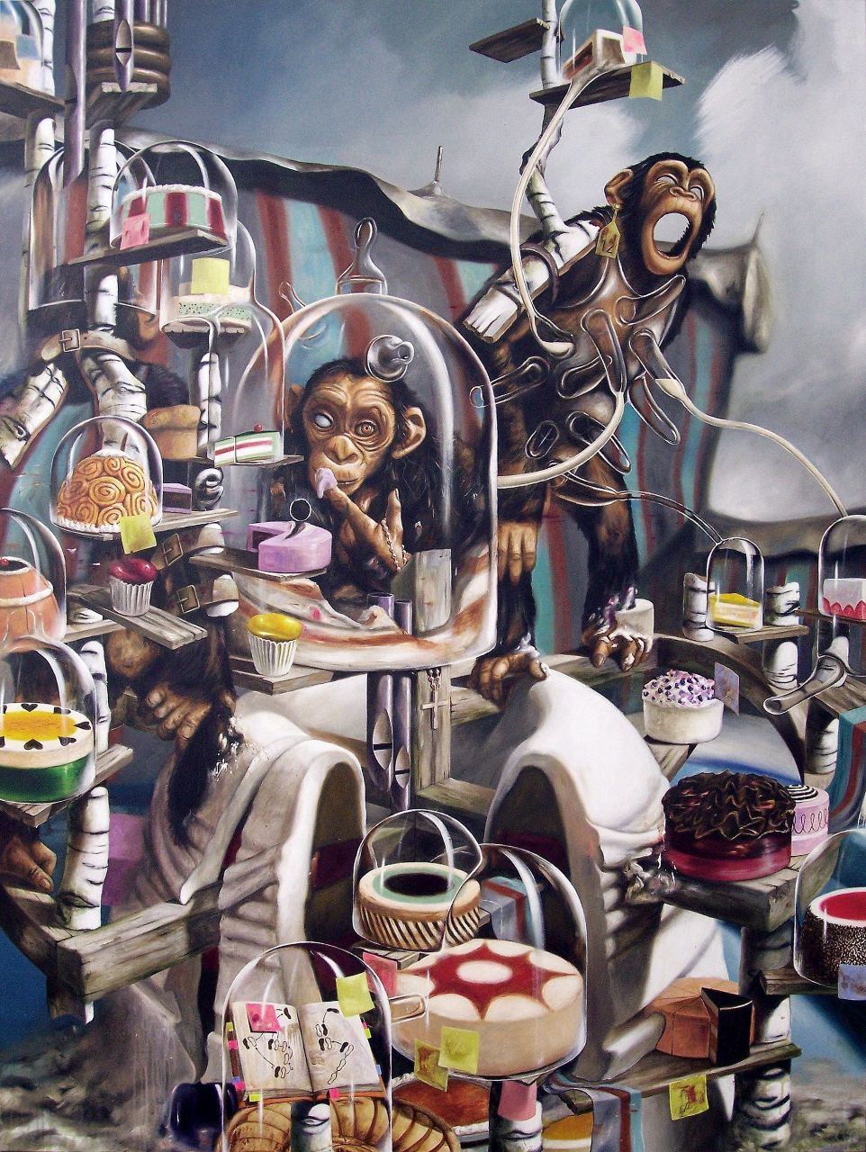 Robert Matthes, Credo, 2010, Acryl und Öl auf Nessel, 200 cm x 150 cm, Preis auf Anfrage, SüdWestGalerie