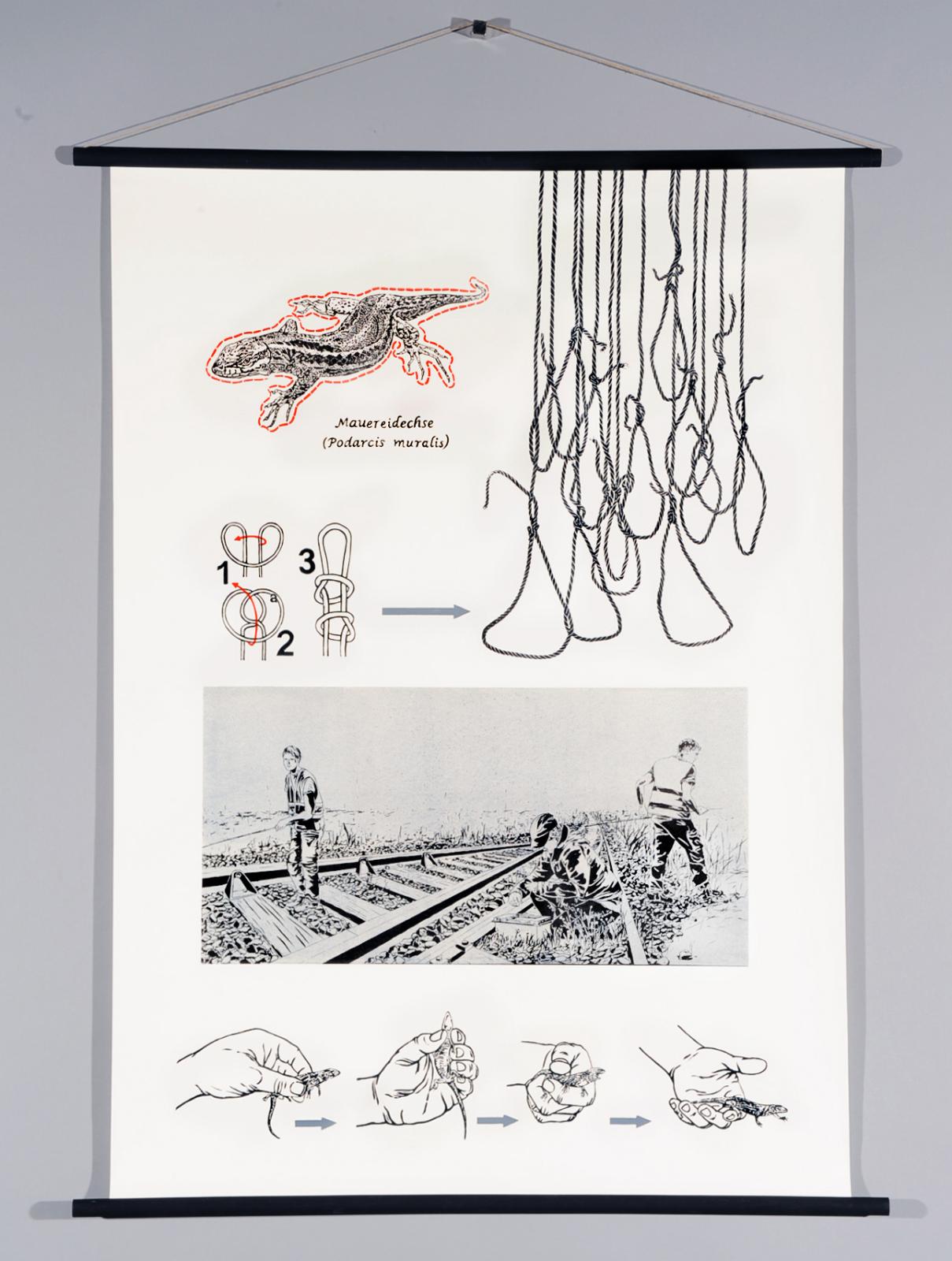 Karin Brosa, Remove, 2017, Linolschnitt auf Papier , 115 cm x 80 cm , Preis: 950 €, brk034kü