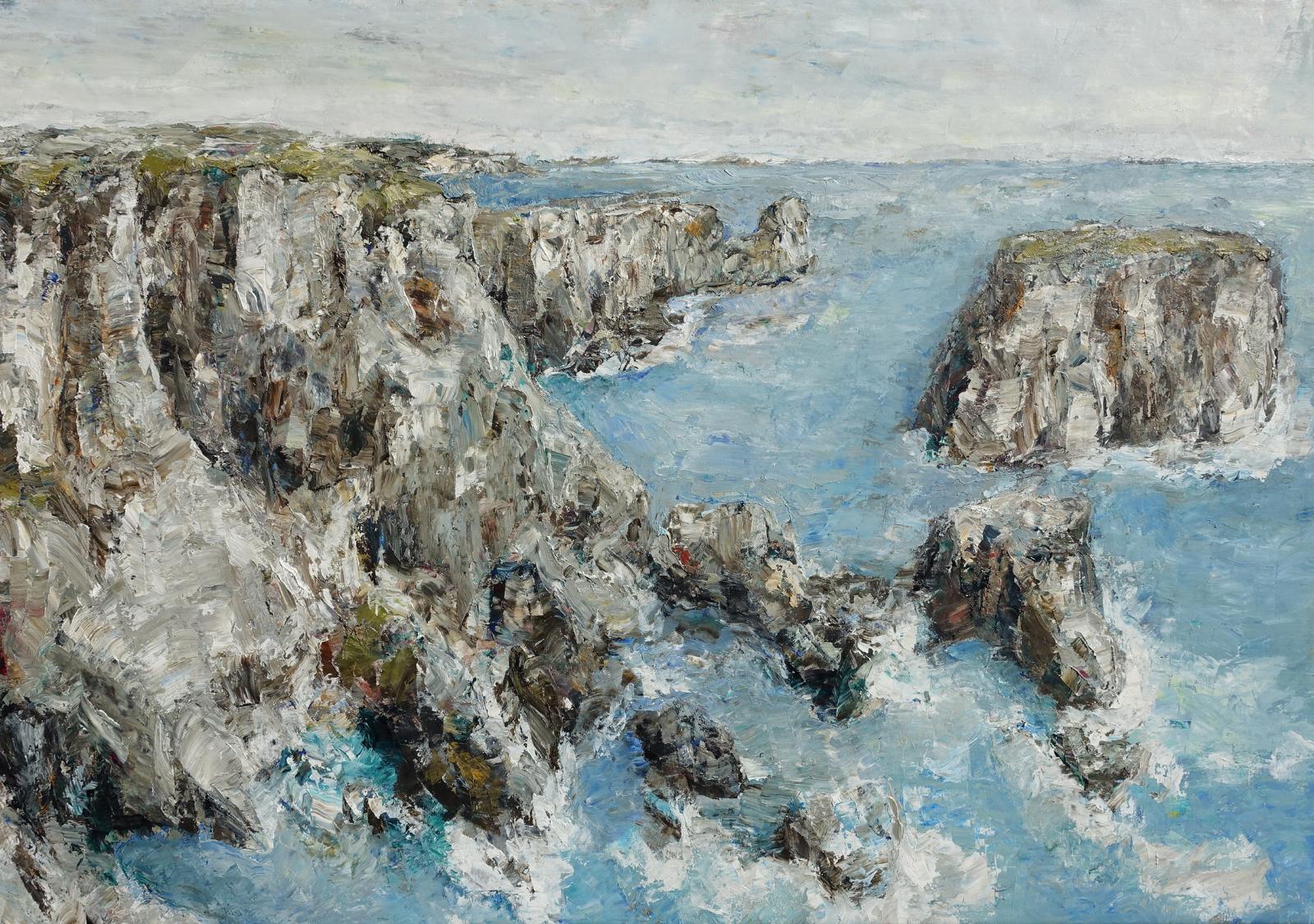 Rudi Weiss, Bretagne, 2021, Öl auf Leinwand, 100 cm x 145 cm, verkauft!