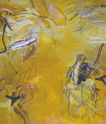 Elke Wree, Solano II, 1990, Eitempera und Öl auf Nessel, 120 x 100 cm, Preis auf Anfrage, SüdWestGalerie