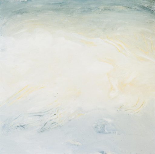 Elke Wree, Wolkenturbulenzen I, 2003, Öl auf Leinwand, 80 x 80 cm, Preis auf Anfrage
