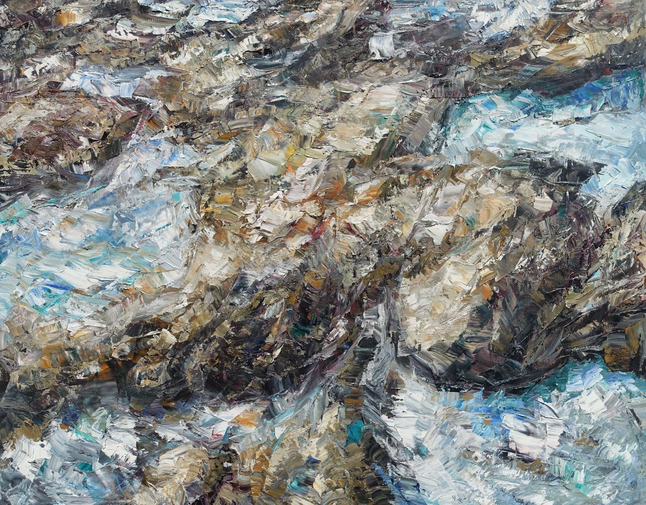 Rudi Weiss, Bretagne, 20-2011, Öl auf Leinwand, 80 cm x 100 cm, Preis: 3.200 €, wer044kü