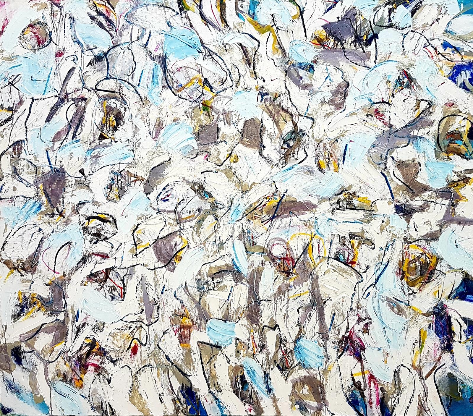 Elke Wree, Camara, 1998, Öl auf Leinwand, 130 cm x 150 cm, Preis auf Anfrage, Galerie Cyprian Brenner