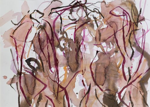 Elke Wree, Melos, 2016, Tusche auf Papier, 57 x 77 cm, Preis auf Anfrage