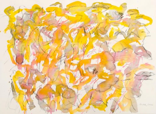 Elke Wree, Spring, 2000, Tusche und Kohle auf Papier, 57 x 77 cm, Preis auf Anfrage