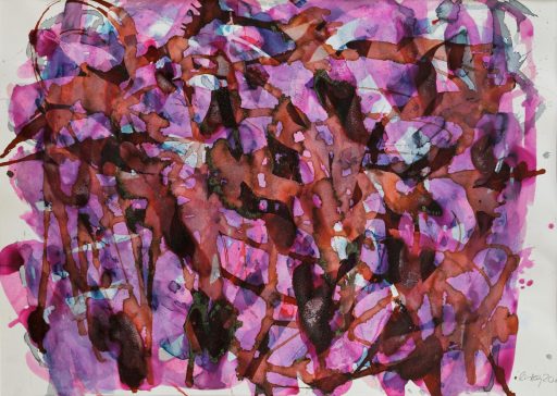 Elke Wree, Muro, 2016, Tusche auf Papier, 57 cm x 77 cm, Preis auf Anfrage, SüdWestGalerie