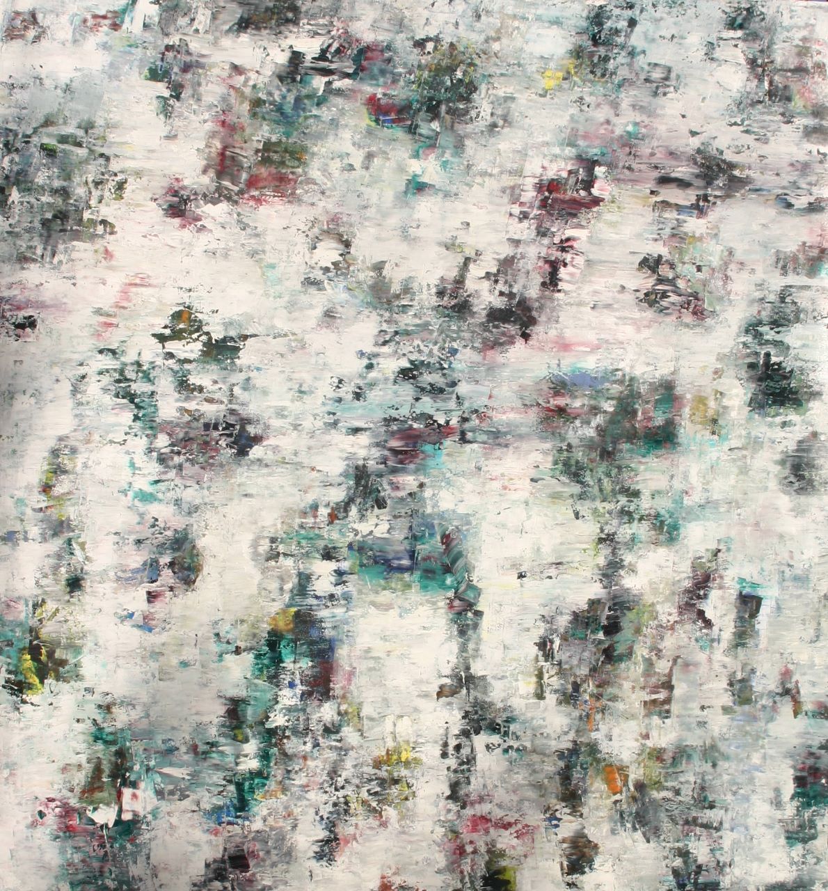 Rudi Weiss, Tiepo, 3-2016 , Öl auf Leinwand, 145 x 135 cm , Preis auf Anfrage, wer030kü, SüdWestGalerie