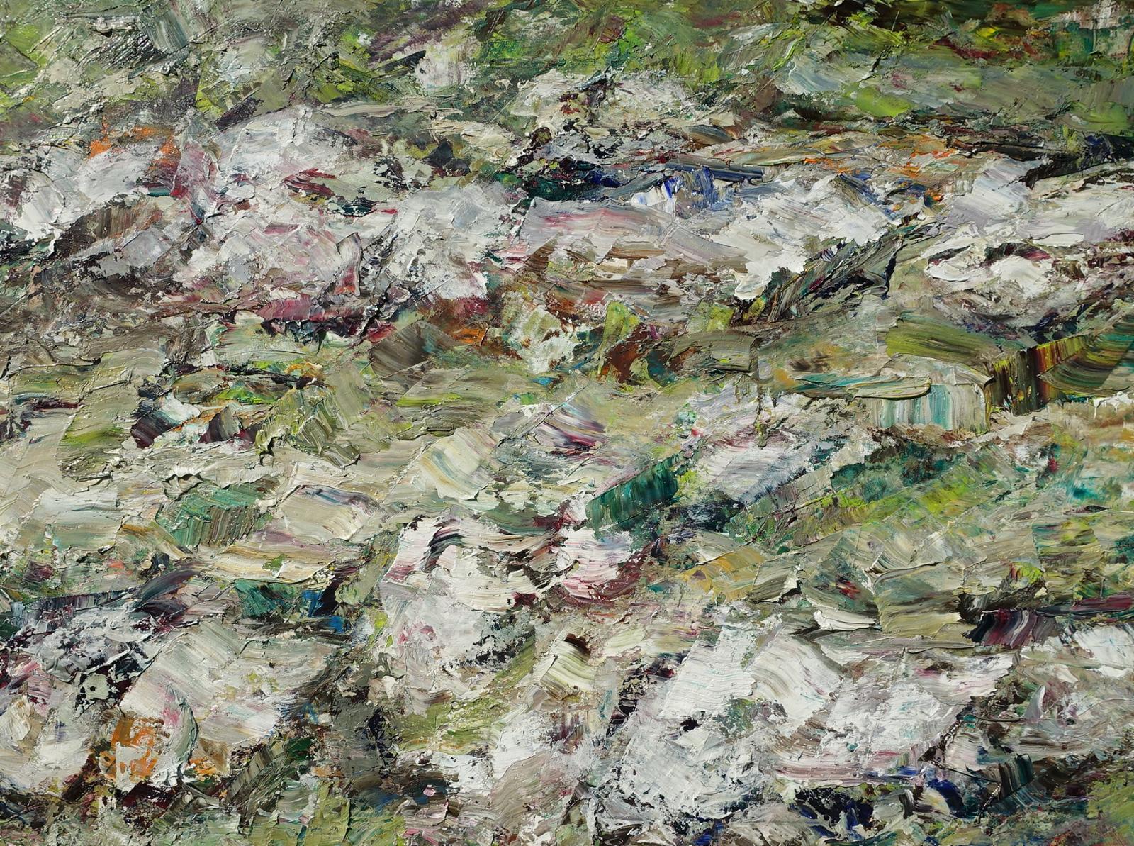 Rudi Weiss, Garten, 2022, Öl auf Leinwand, 65 x 85 cm, Preis auf Anfrage, wer007kü, SüdWestGalerie