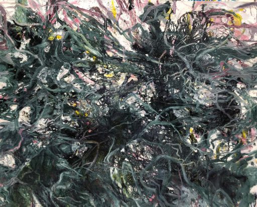 Elke Wree, Forresta Nera, 1997/2019, Öl auf Leinwand, 130x150 cm, Preis auf Anfrage, 