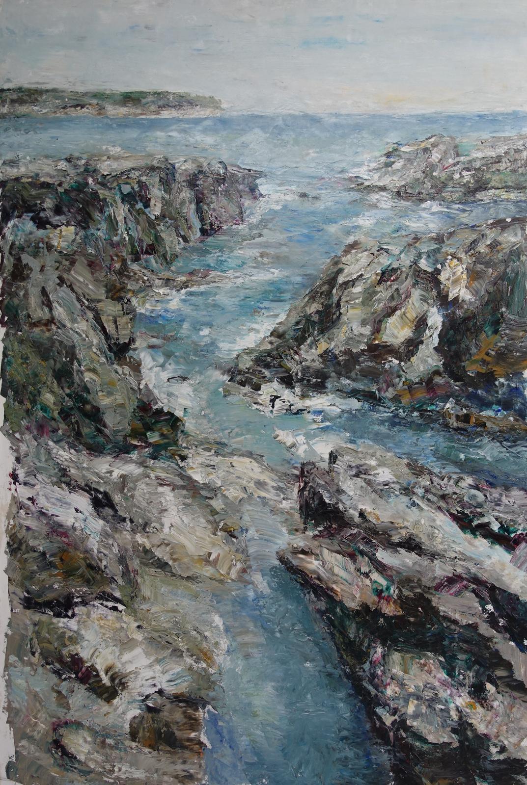 Rudi Weiss, Bretagne 1, 2020, 180 cm x 120 cm, Preis auf Anfrage, wer013kü, SüdWestGalerie