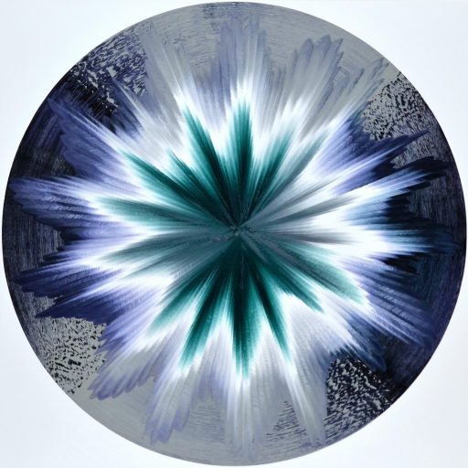 Vera Leutloff, Circular Oszillation: Nunivak, 2021, Öl auf Leinwand, 120 cm x 120 cm, Preis auf Anfrage